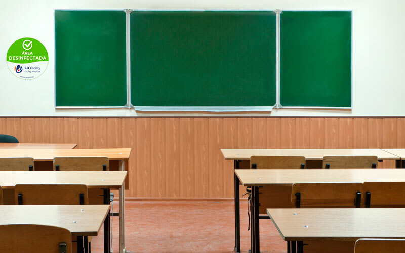 Desinfección aulas